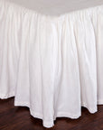 Gathered Linen Bedskirt