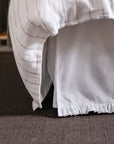 Audrey Cotton Percale Bedskirt