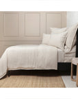 Georgie Bamboo Linen Duvet Cover - Natural