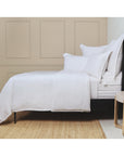 Georgie Bamboo Linen Duvet Cover - White