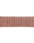 18x60 body pillow in redwood with speckled woven fabric