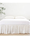 Gathered Linen Bedskirt