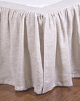 Gathered Linen Bedskirt