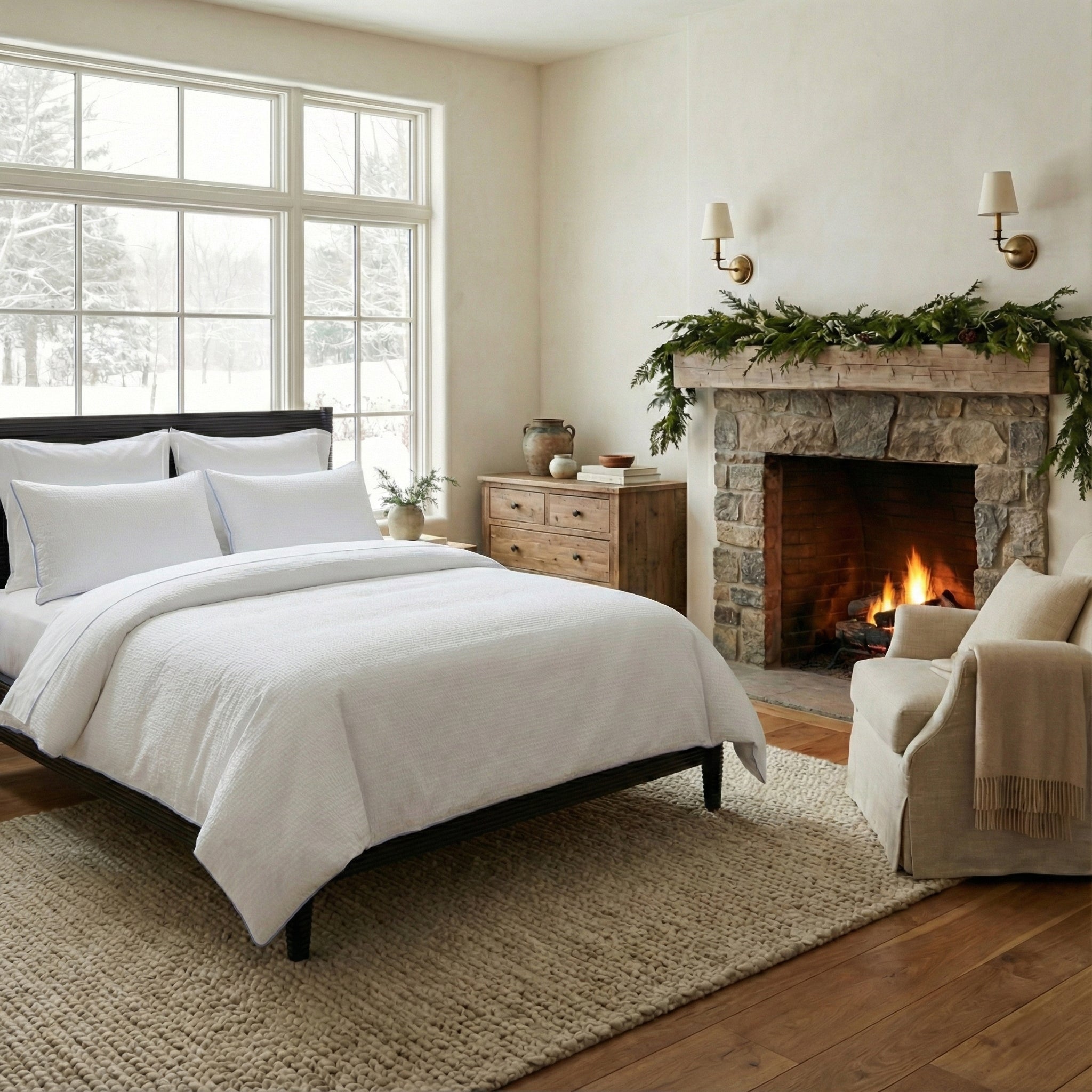 In a Cloud Dancer Mood: Exploring Quiet Winter Palettes for the Bedroom