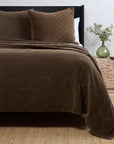 Brussels Coverlet-Queen-Walnut-Pom Pom at Home