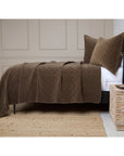 Brussels Coverlet-King-Walnut-Pom Pom at Home