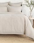 Georgie Bamboo Linen Duvet Cover - Natural