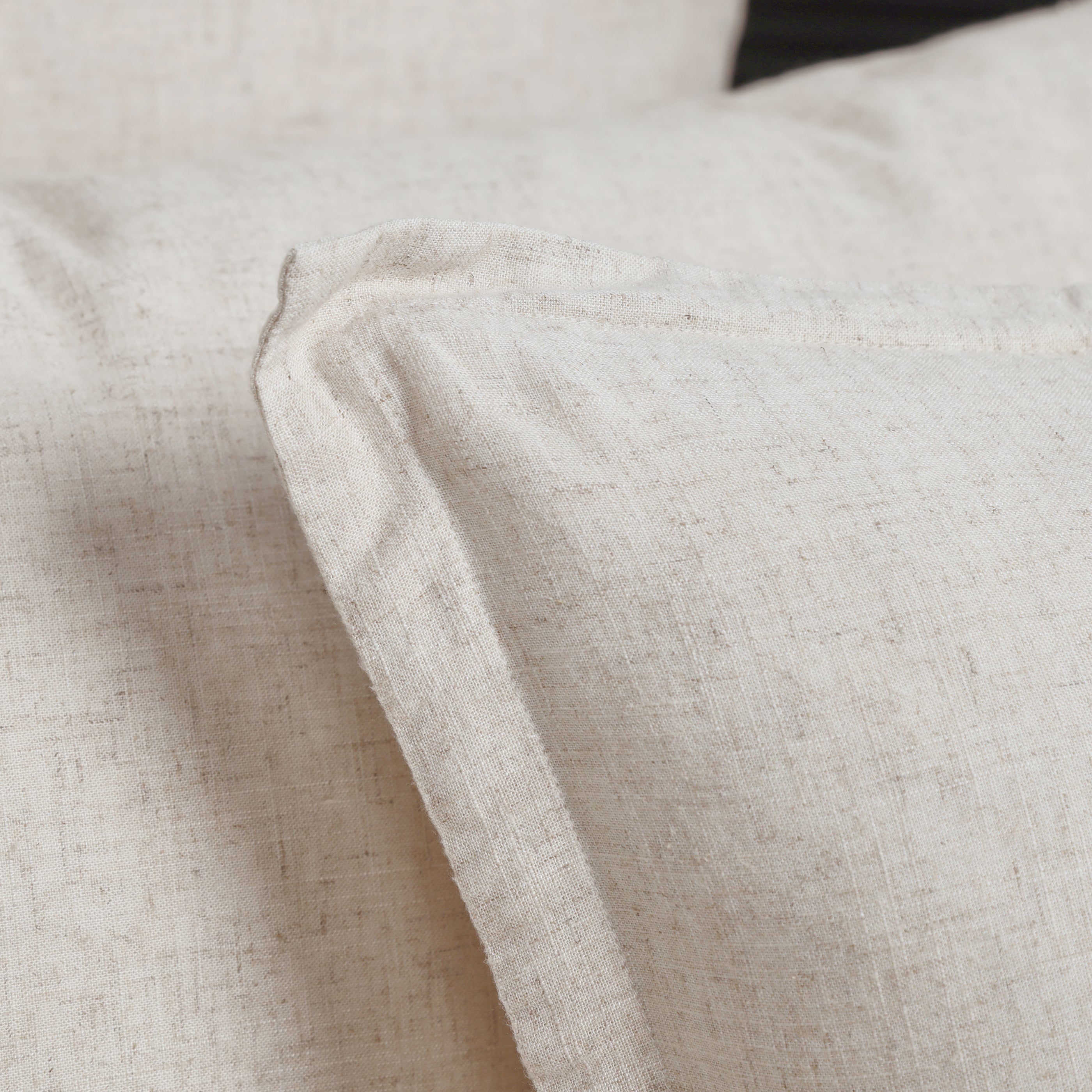 Georgie Bamboo Linen Duvet Cover - Natural