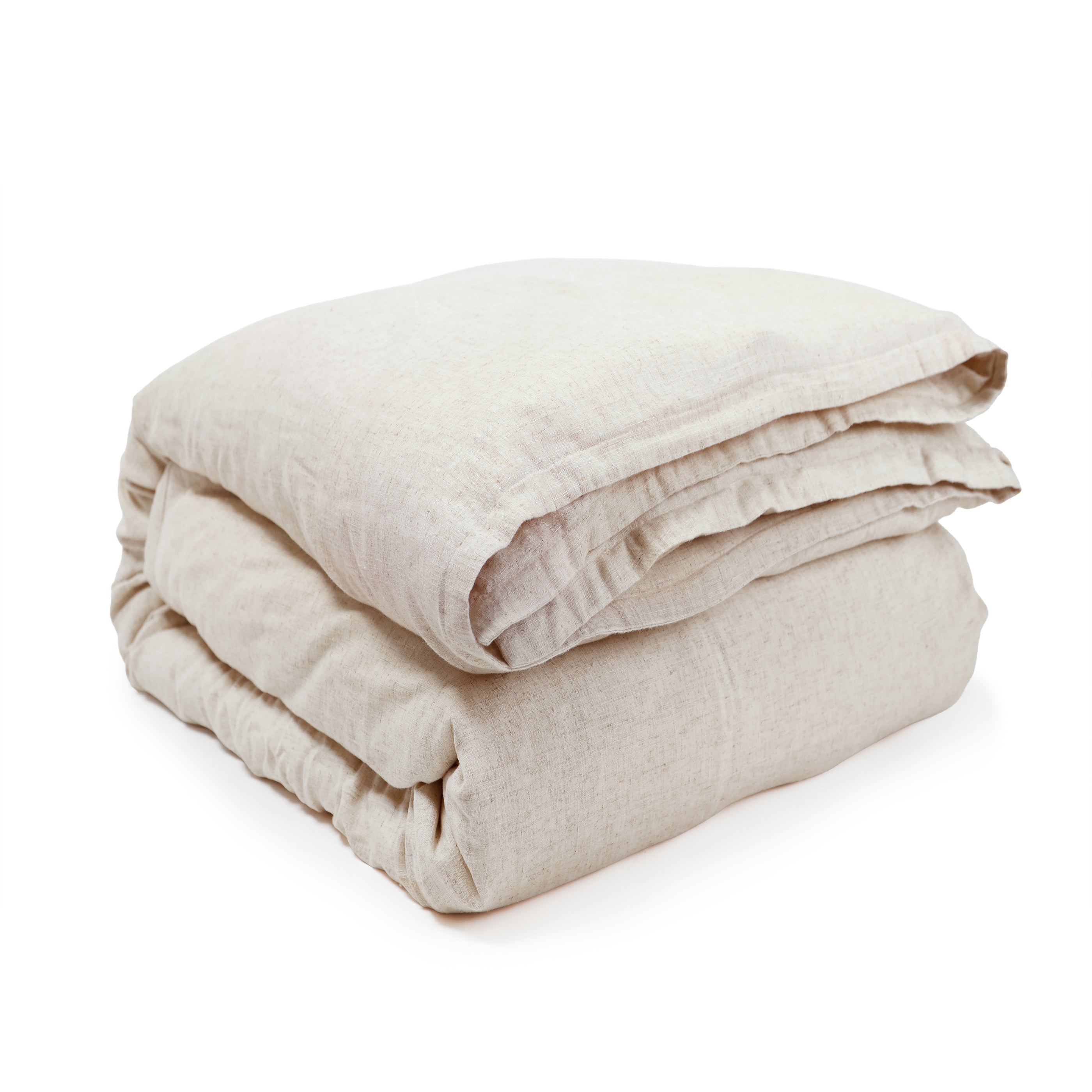 Georgie Bamboo Linen Duvet Cover - Natural