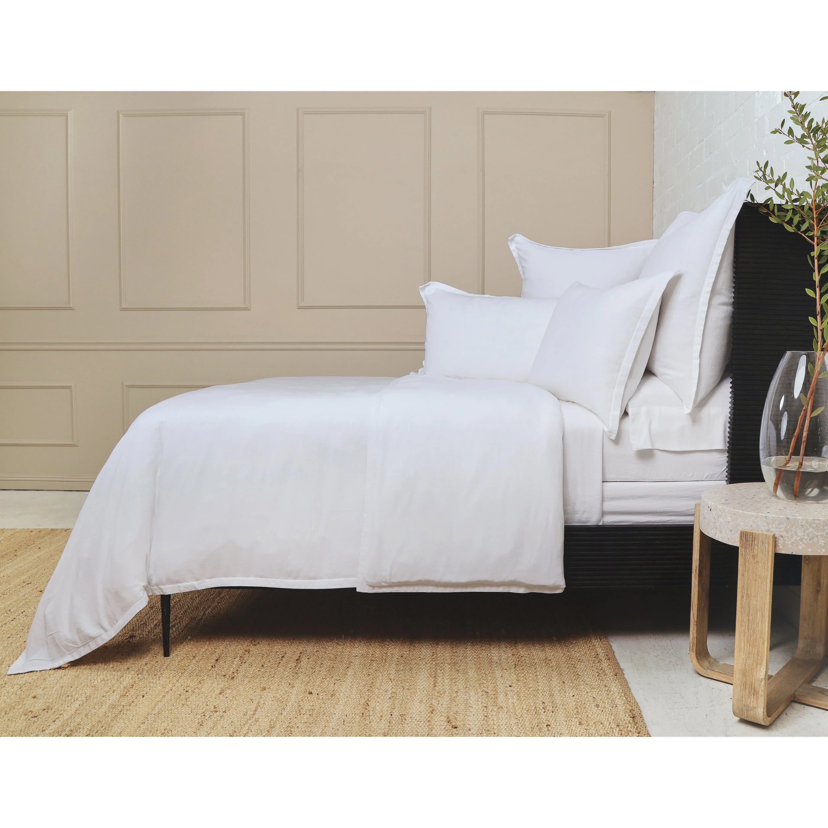Georgie Bamboo Linen Duvet Cover - 2 colors