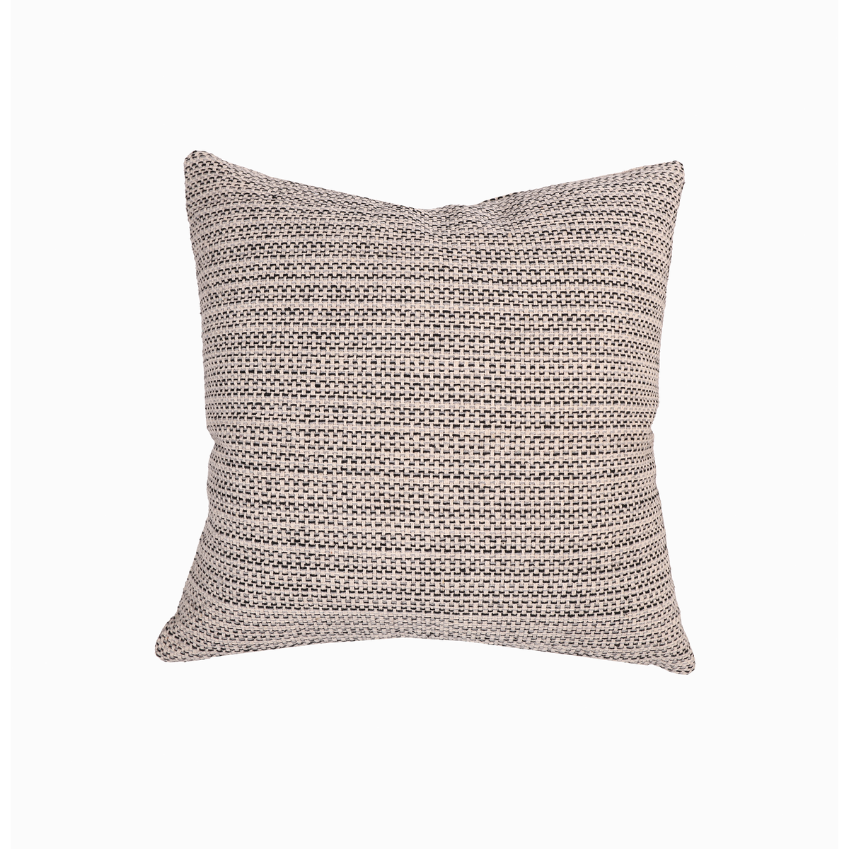 20 x 20 linen pillow with textured weave, warm tan, with insert