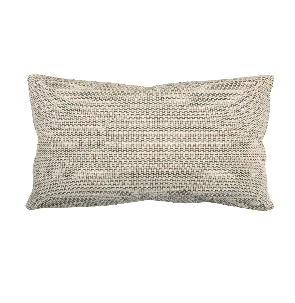 14x24 linen pillow with insert, light beige textured weave, rectangular