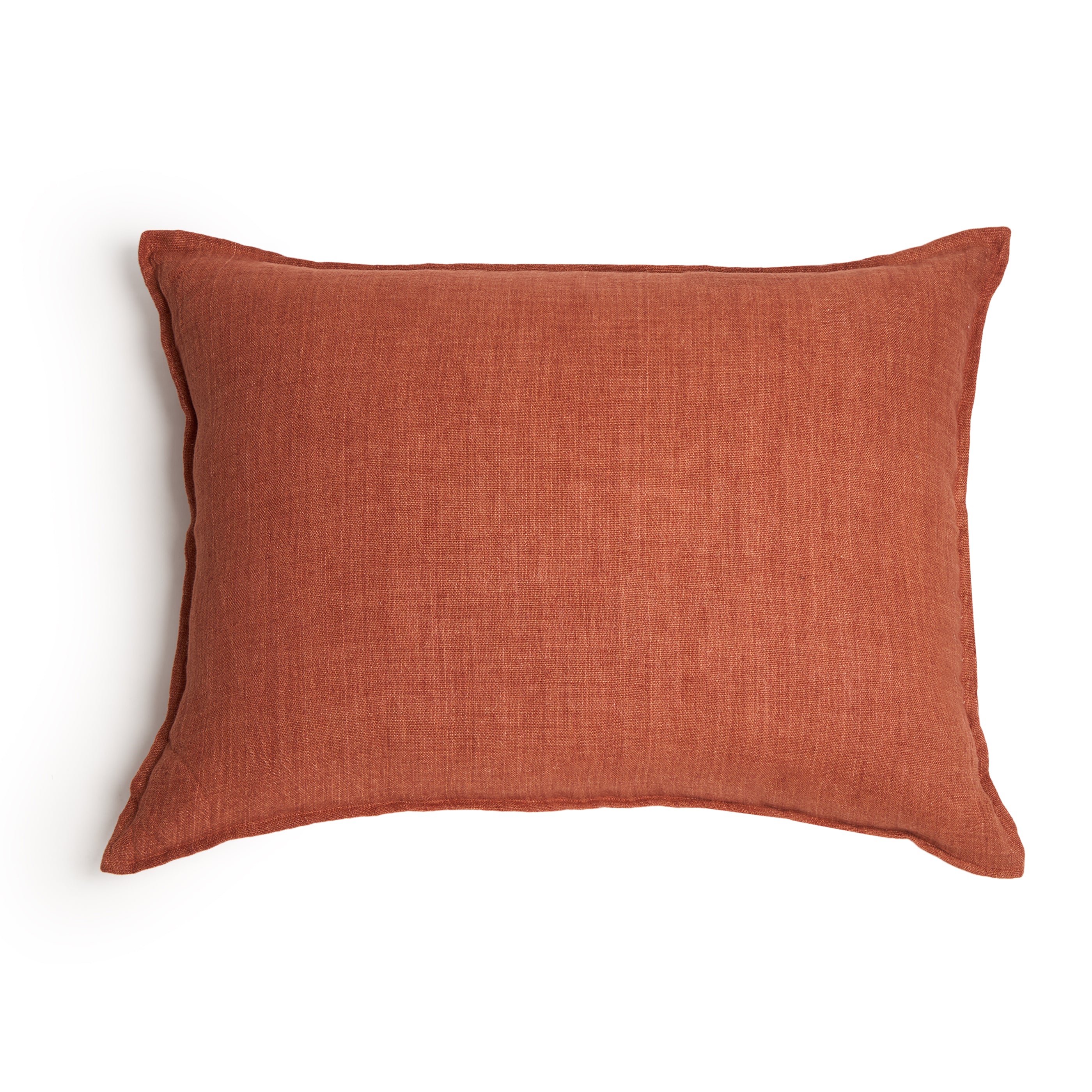 Montauk Big Pillow With Insert-28x36 Big Pillow With Insert-Terra Cotta-Pom Pom at Home