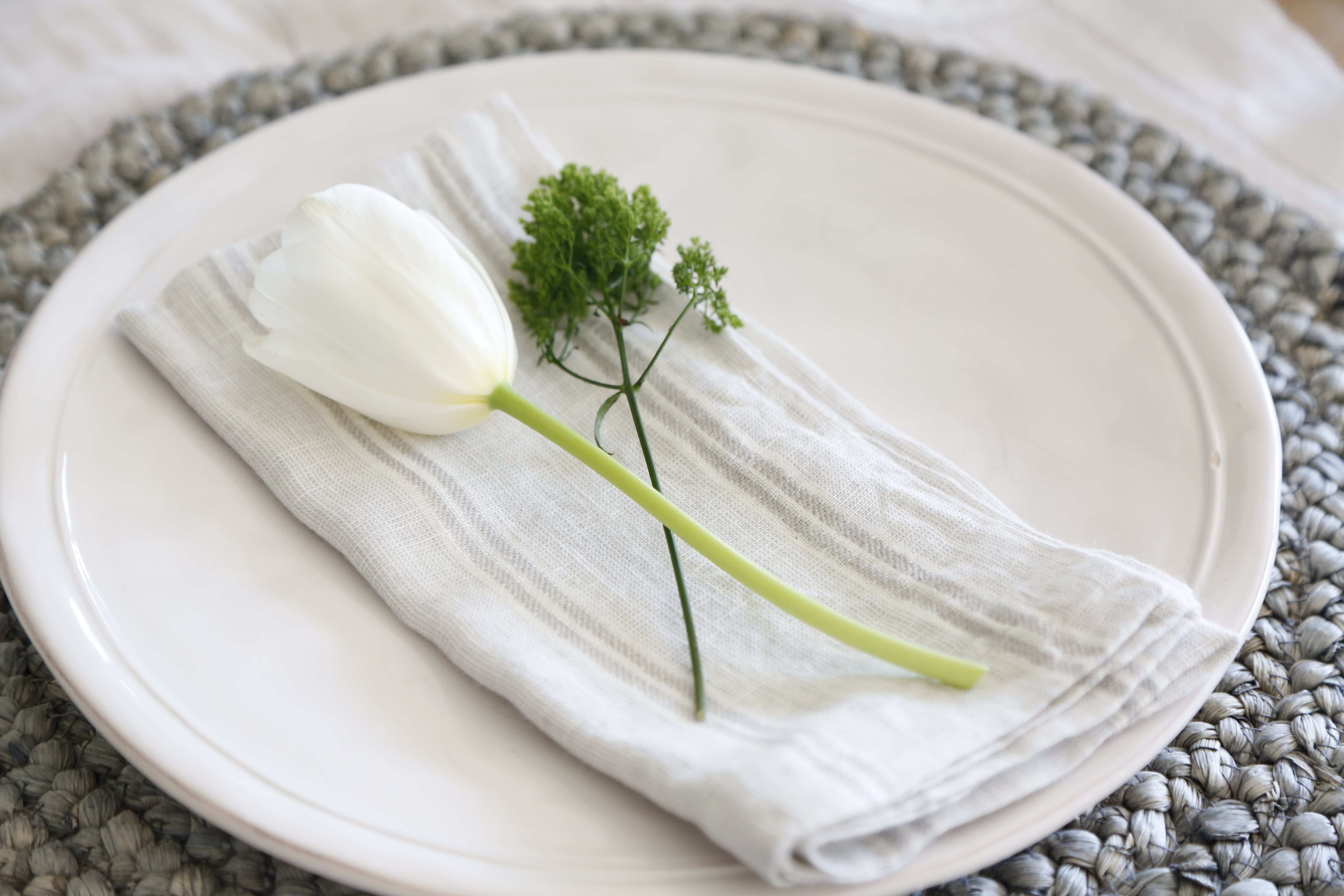 napkins and placemats