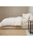 Parker Linen Duvet Set-King-Cream-Pom Pom at Home