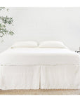 Pleated Linen Bedskirt