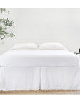 Pleated Linen Bedskirt