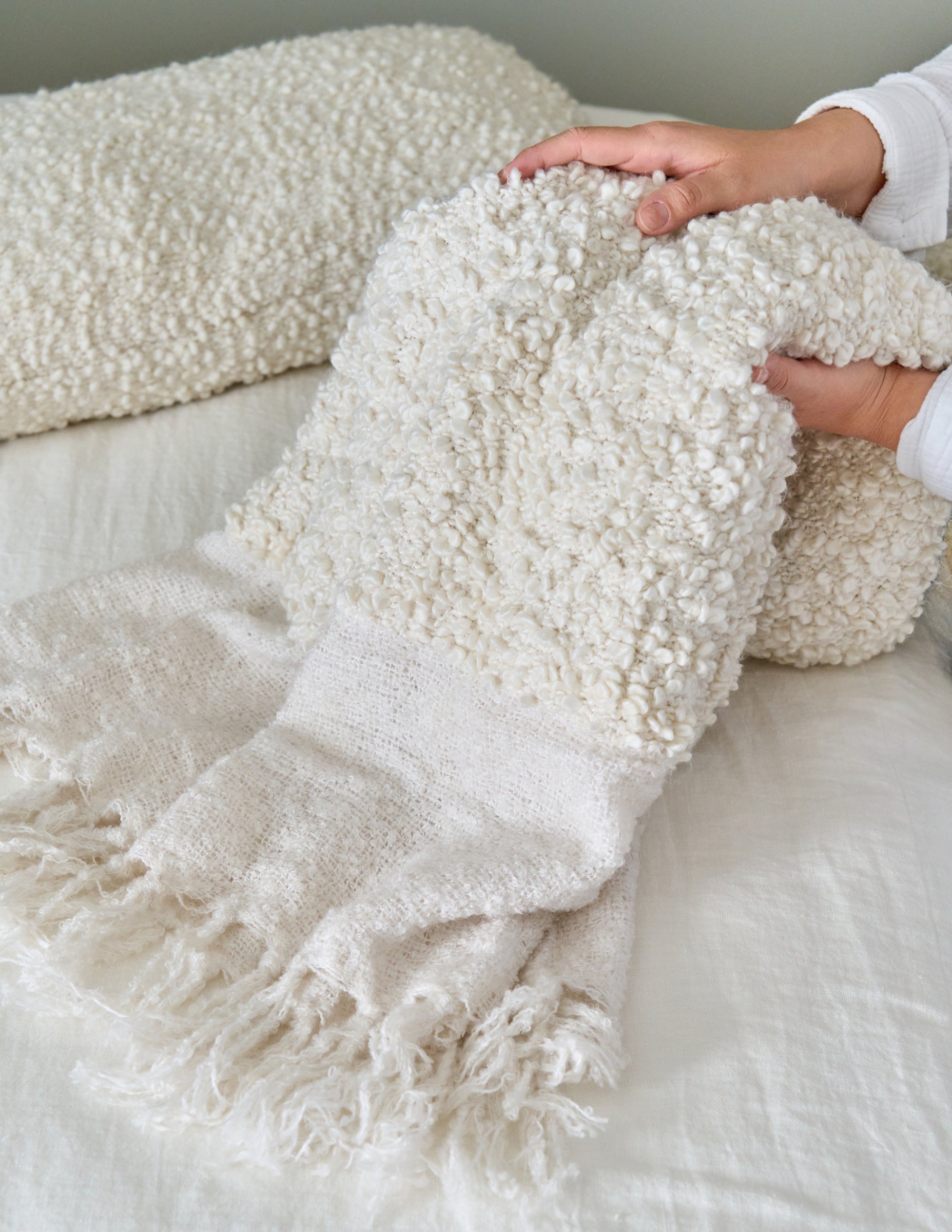 Murphy Oversized Throw-60&quot; x 90&quot; Throw-Pom Pom at Home