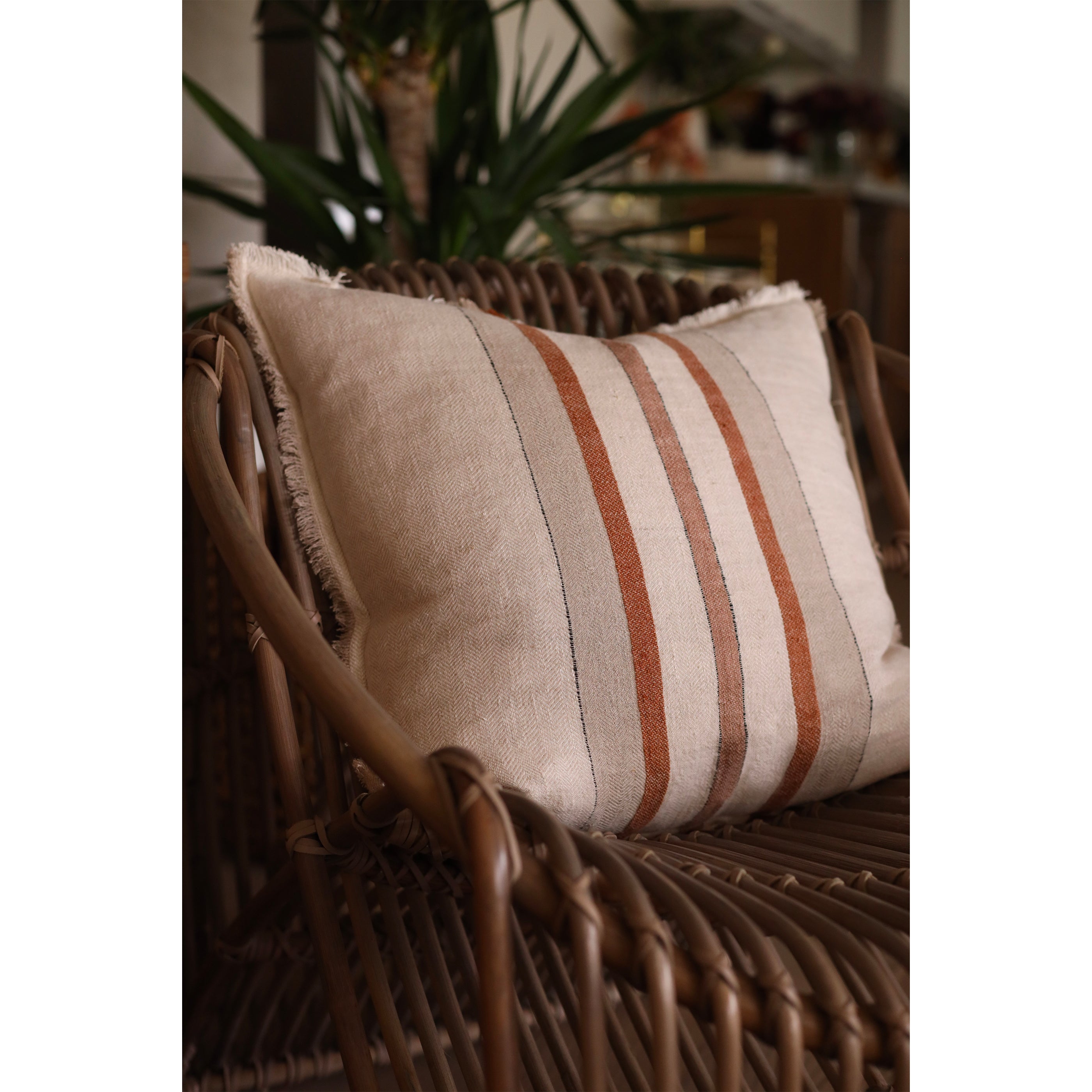 Beck Big Pillow 28" X 36" With Insert-28x36 Big Pillow With Insert-Natural-Pom Pom at Home