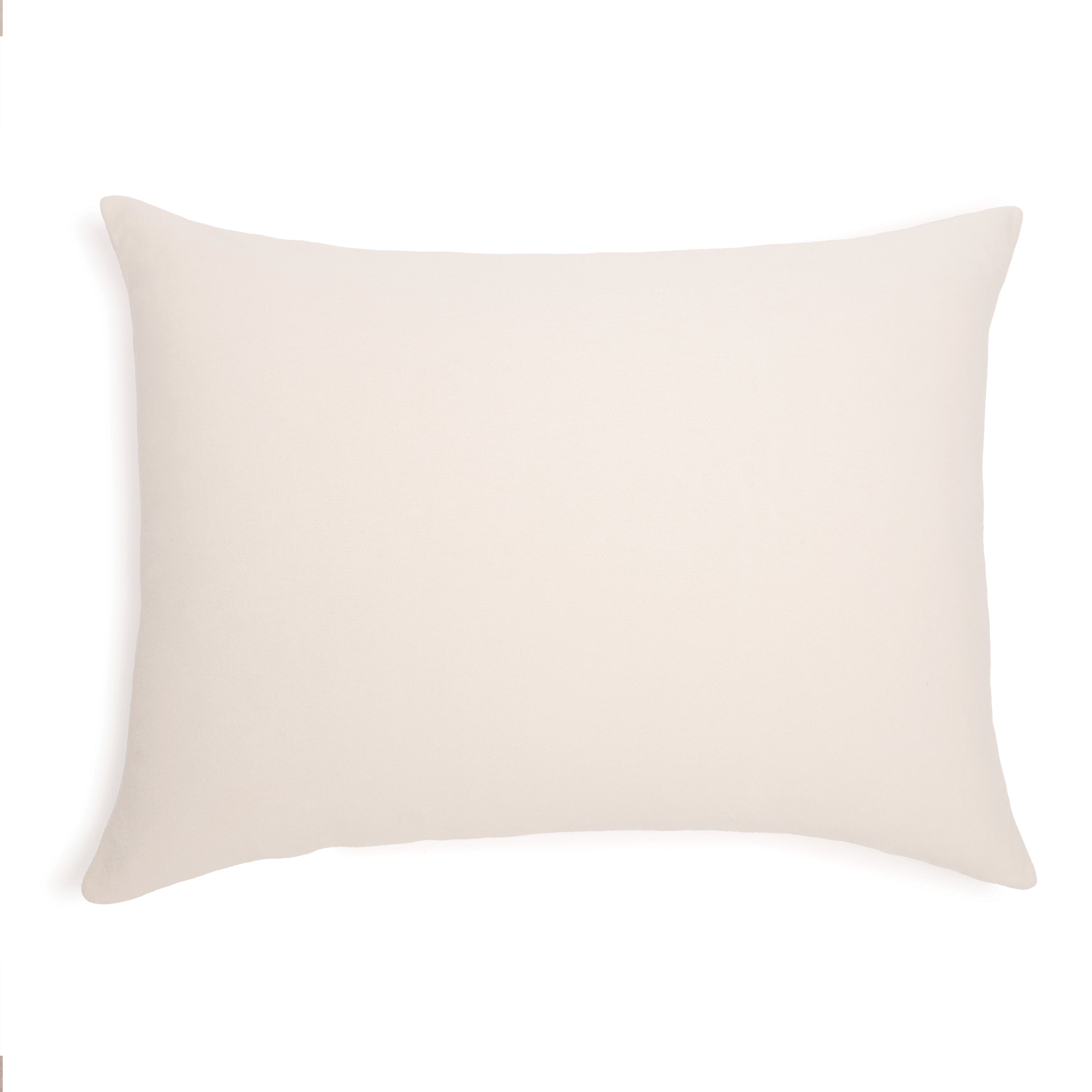 Billie Blanket-28x36 Big Pillow With Insert-Ivory-Pom Pom at Home