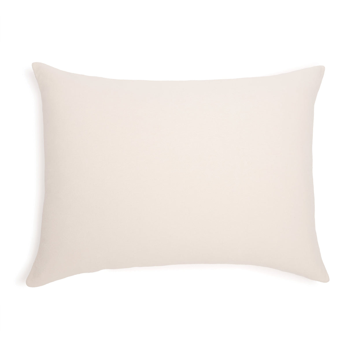 28x36 ivory big pillow with insert, rectangular front, smooth woven texture