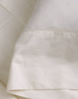 Classico Hemstitch Cotton Sateen Swatch-Linen Swatches-Ivory-Pom Pom at Home