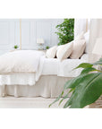 Pleated Linen Bedskirt