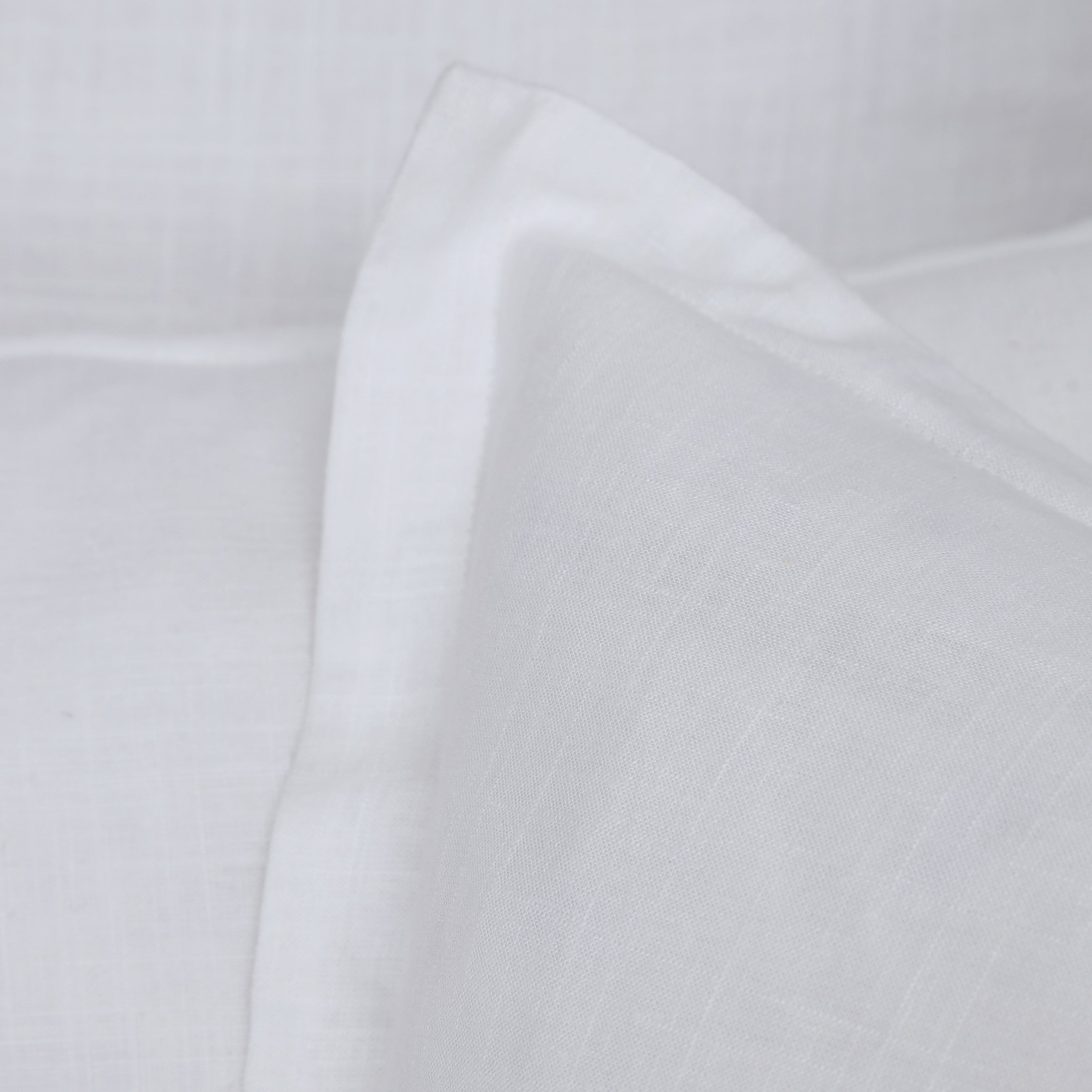 Georgie Bamboo Linen Duvet Cover - White