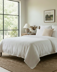 Georgie Bamboo Linen 14" X 24" Pillow With Insert - White