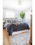 Pleated Linen Bedskirt