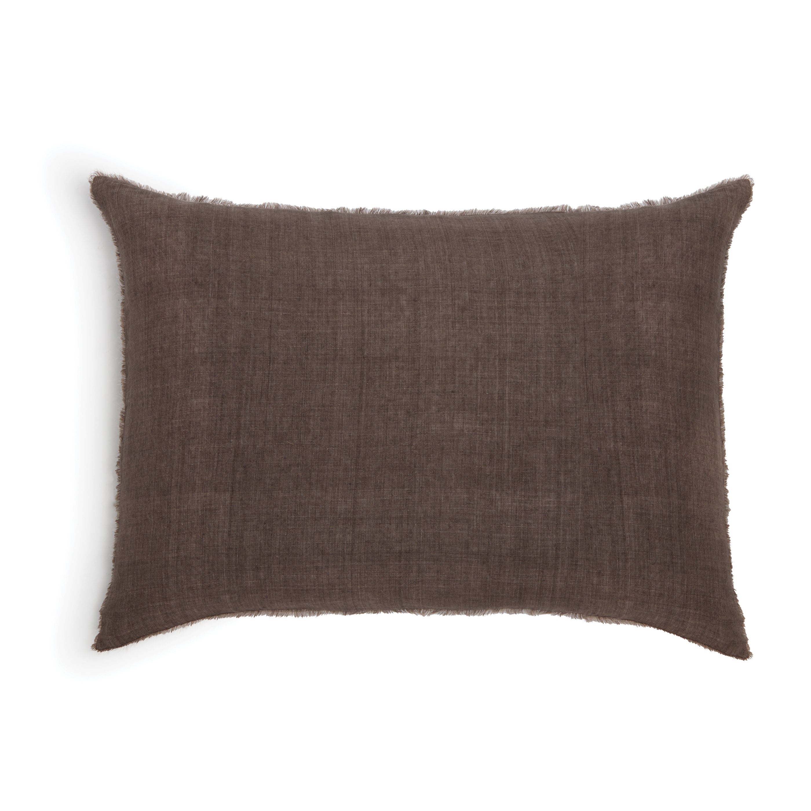 Hunter Duvet Cover-28x36 Big Pillow With Insert-Walnut-Pom Pom at Home