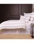 Jackson Duvet Cover-King-White/Natural-Pom Pom at Home