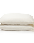 Kelly Linen Sheet Set-Standard Pillowcase (Set Of 2)-Cream/Terra Cotta-Pom Pom at Home