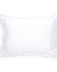 Kelly Duvet Cover-20x27 Standard Sham-White/French Blue-Pom Pom at Home