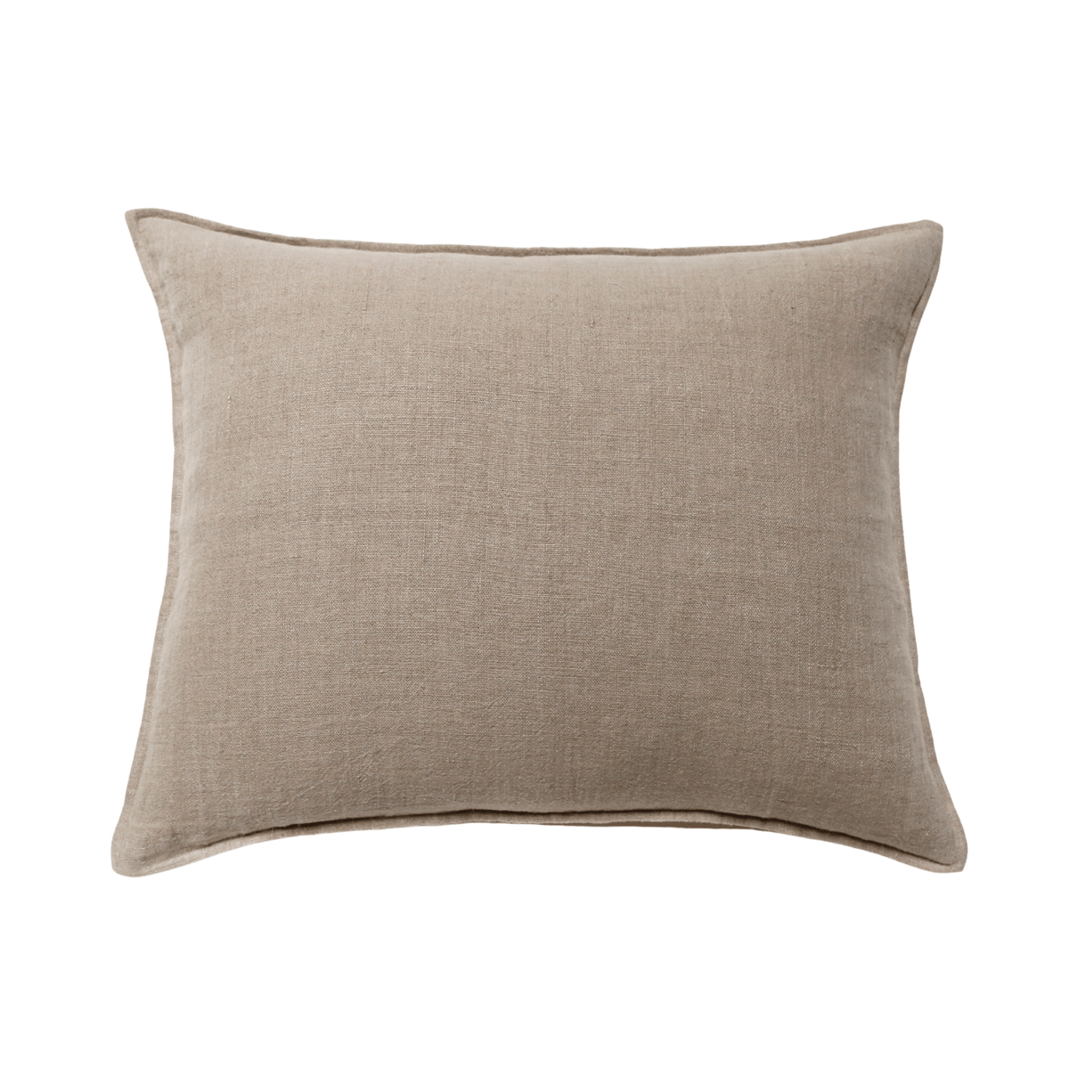 Montauk blanket natural beige square pillow cover