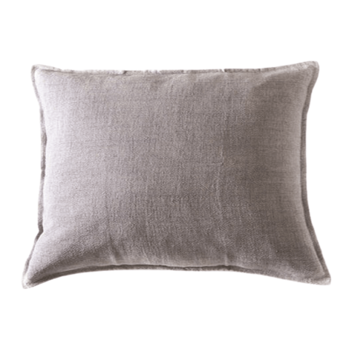 Montauk blanket light gray square pillow cover