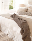 Gathered Linen Bedskirt