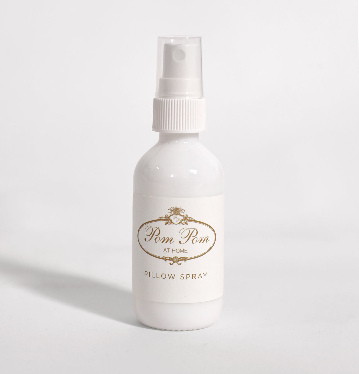 Pom Pom at Home pillow spray bottle with white mist sprayer