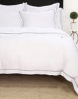 Sheena Bamboo Sateen Duvet Cover Set - Moss