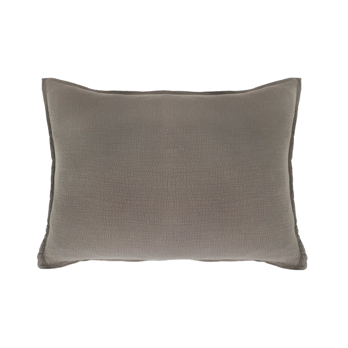 28 x 36 decorative pillow with insert, centered front view, medium gray tone
