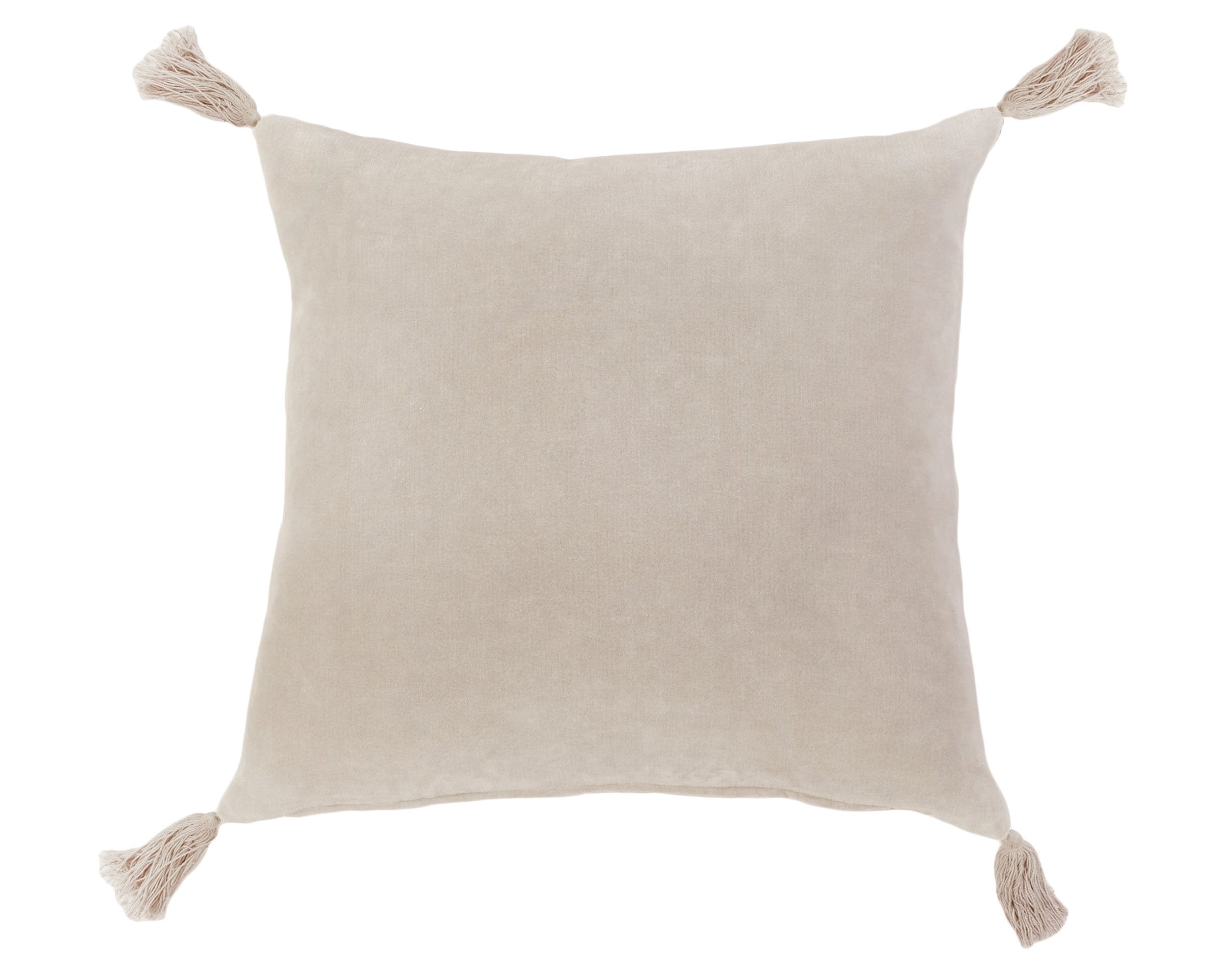 Bianca Pillow With Insert-20x20 Pillow With Insert-Blush-Pom Pom at Home