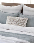 COCO HAND WOVEN PILLOW 14" x 24" with insert-Pom Pom at Home