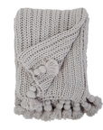 ANACAPA OVERSIZED THROW - Grey COLOR by Pompom At Home