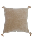 Bianca Pillow With Insert-20x20 Pillow With Insert-Natural-Pom Pom at Home