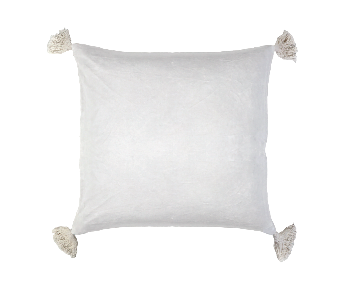 Bianca Pillow With Insert-20x20 Pillow With Insert-White-Pom Pom at Home