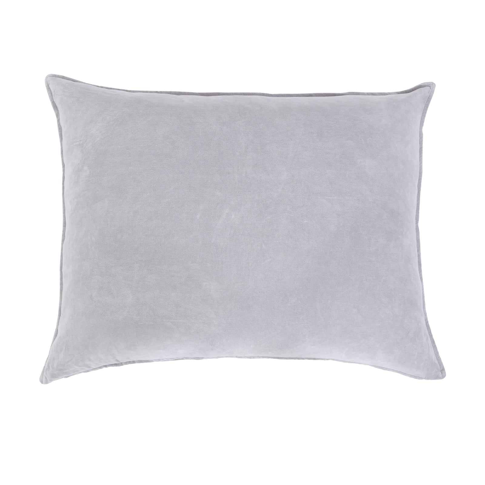 Bianca BIG PILLOW 28" X 36" WITH INSERT - Grey color - Pom pom At Home