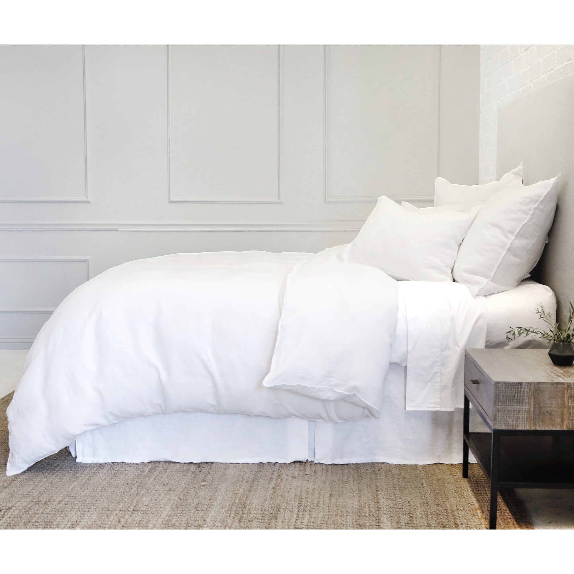 blair - white color - duvet set - pom pom at home