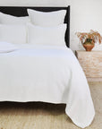 chatham matelasse collection - white color - coverlet - pom pom at home