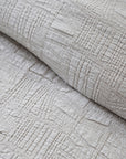 harbour matelasse collection - taupe color - coverlet - pom pom at home
