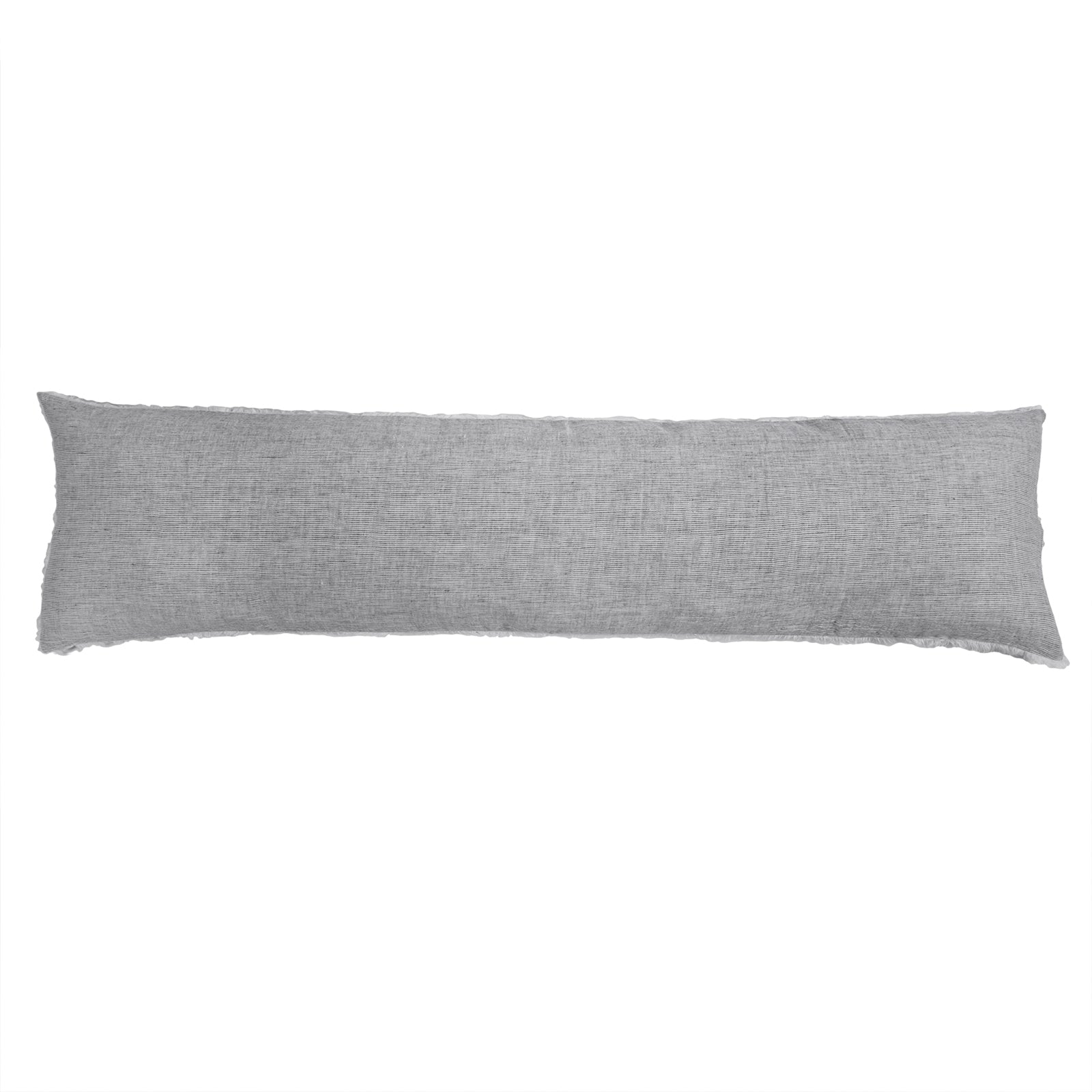 logan - charcoal color - body pillow - pom pom at home